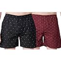 Men39s Cotton Printed Regular Fit Boxer Shorts