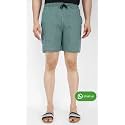 Men39s Cotton Regular Fit Checkered Shorts with