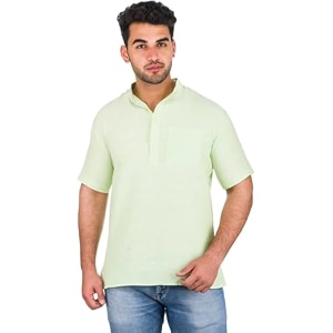Mens Cotton Short Kurta Without Pant