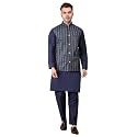 Men39s Cotton Silk Blend Regular Kurta Pyjama