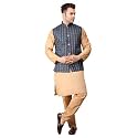 Men39s Cotton Silk Blend Regular Kurta Pyjama