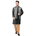 Men39s Cotton Silk Blend Regular Kurta Pyjama