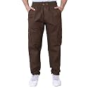 Men39s Cotton Solid Cargo Pant-5502