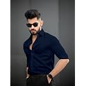 Men39s Cotton Solid Full Sleeves Regular Fit