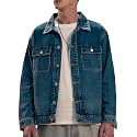 Men's Denim Jacket Vintage Casual Button Down Trucker Jacket
