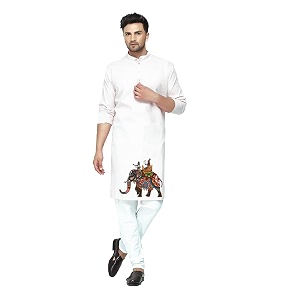 Mens Digital Printed Kurta for Festival