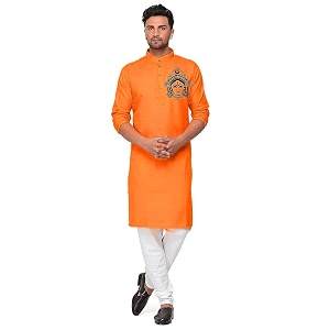 Mens Digital Printed Kurta for Festival Navratri