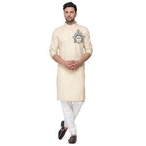 Mens Digital Printed Kurta for Festival Navratri