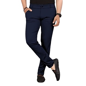 Mens Everyday Wear Trousers Regular Fit