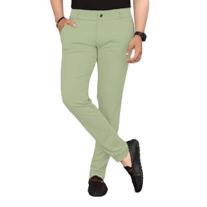 Mens Everyday Wear Trousers Regular Fit