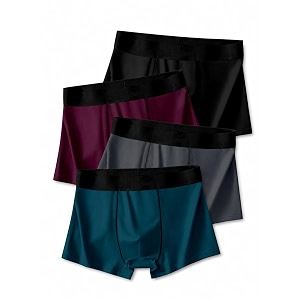 Mens Extra Thin Elastic Underwear Long Comfortable