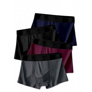 Mens Extra Thin Elastic Underwear Long Comfortable