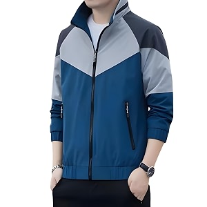 Mens Fashionable Durable Windproof Nylon Jacket