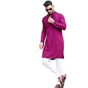 Men39s Floral Embroidered Cotton Rich Traditional and