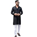 Men39s Floral Embroidered Cotton Rich Traditional and