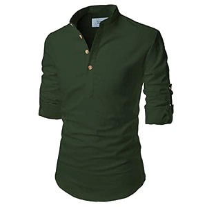Mens Full Sleeve Beige Color Cotton Blend