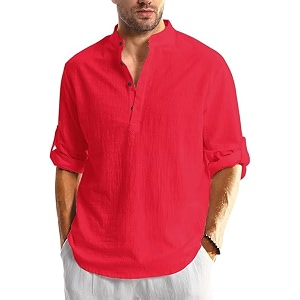 Mens Full Sleeve Beige Color Cotton Blend
