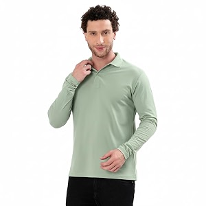 Mens Full Sleeve Polo T-Shirt Soft