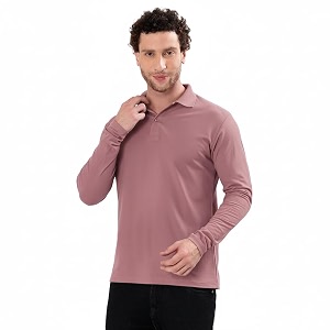 Mens Full Sleeve Polo T-Shirt Soft