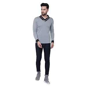 men39s full sleeve shawl silver pack of 1