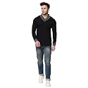 Men's Full Sleeve Shawl (Black) Pack of 1