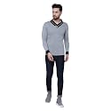 Men's Full Sleeve Shawl (Silver) Pack of 1