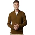 Men39s Full Sleeve Winter Wool Half Zipper