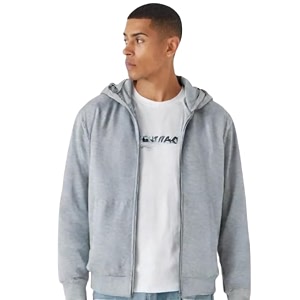 Mens Full Sleeve Zip-Through Hoodie Jacket