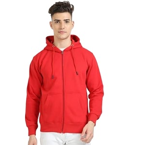 Mens Full Sleeve Zip-Through Hoodie Jacket
