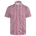 Men's Funny Golf Shirt Short Sleeve, Casual Polo Shirts for Men
