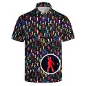 Men's Funny Golf Shirt Short Sleeve, Casual Polo Shirts for Men
