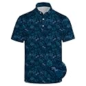 Men's Funny Golf Shirt Short Sleeve, Casual Polo Shirts for Men