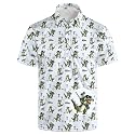 Men's Funny Golf Shirt Short Sleeve, Casual Polo Shirts for Men