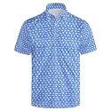 Men's Funny Golf Shirt Short Sleeve, Casual Polo Shirts for Men