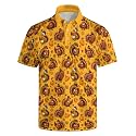 Men's Funny Golf Shirt Short Sleeve, Casual Polo Shirts for Men