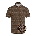 Men's Funny Golf Shirt Short Sleeve, Casual Polo Shirts for Men