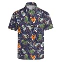 Men's Funny Golf Shirt Short Sleeve, Casual Polo Shirts for Men