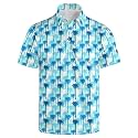 Men's Funny Golf Shirt Short Sleeve, Casual Polo Shirts for Men