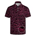 Men's Funny Golf Shirt Short Sleeve, Casual Polo Shirts for Men