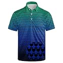 Men's Funny Golf Shirt Short Sleeve, Casual Polo Shirts for Men