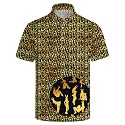 Men's Funny Golf Shirt Short Sleeve, Casual Polo Shirts for Men