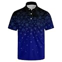 Men's Funny Golf Shirt Short Sleeve, Casual Polo Shirts for Men