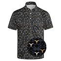 Men's Funny Golf Shirt Short Sleeve, Casual Polo Shirts for Men