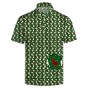 Men's Funny Golf Shirt Short Sleeve, Casual Polo Shirts for Men
