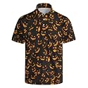 Men's Funny Golf Shirt Short Sleeve, Casual Polo Shirts for Men