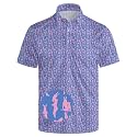 Men's Funny Golf Shirt Short Sleeve, Casual Polo Shirts for Men