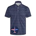 Men's Funny Golf Shirt Short Sleeve, Casual Polo Shirts for Men