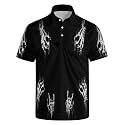 Men's Funny Golf Shirt Short Sleeve, Casual Polo Shirts for Men