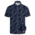 Men's Funny Golf Shirt Short Sleeve, Casual Polo Shirts for Men