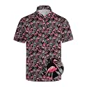 Men's Funny Golf Shirt Short Sleeve, Casual Polo Shirts for Men